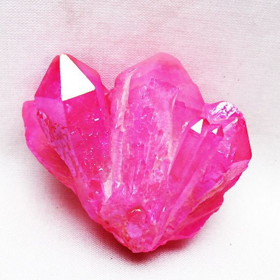 オーラ水晶 オーラクリスタル クラスター (ローズ) [t693-5589]