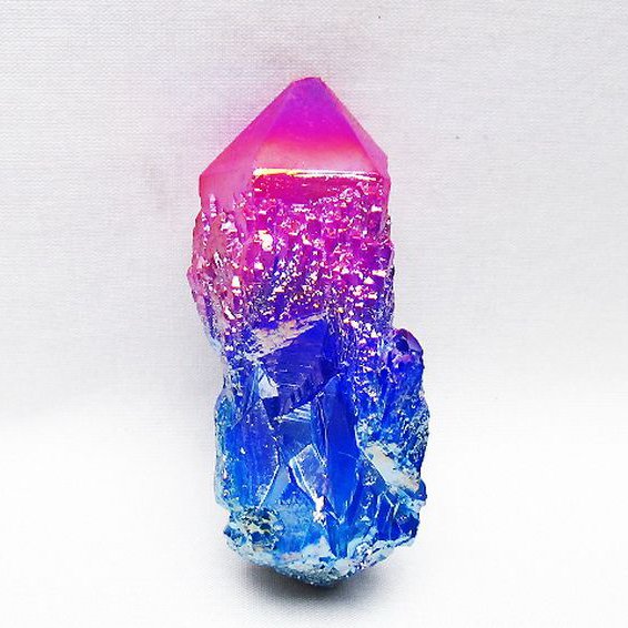 オーラ水晶 オーラクリスタル カテドラルライブラリー 原石(レインボー) [t693-5705]