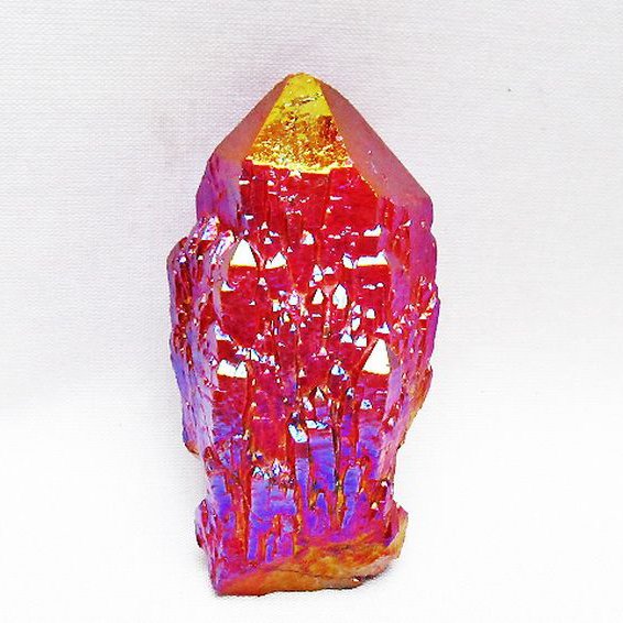 オーラ水晶 オーラクリスタル カテドラルライブラリー 原石(レインボー) [t693-5724]
