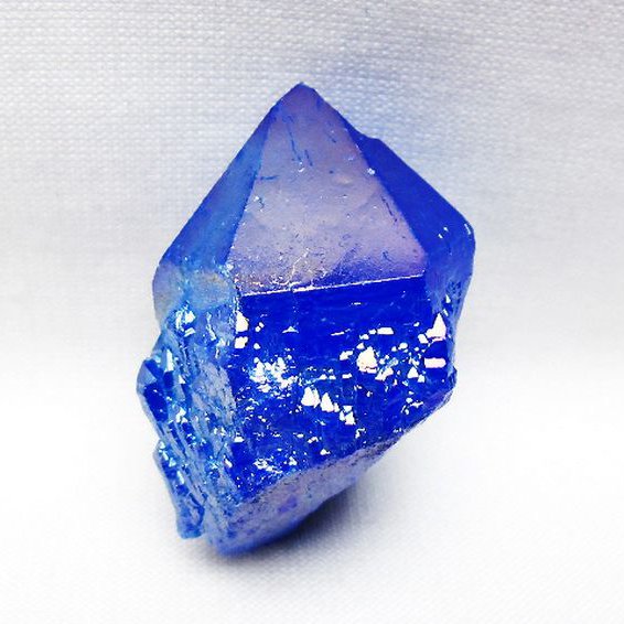 オーラ水晶 オーラクリスタル カテドラルライブラリー 原石 (ブルー) [t693-5821]