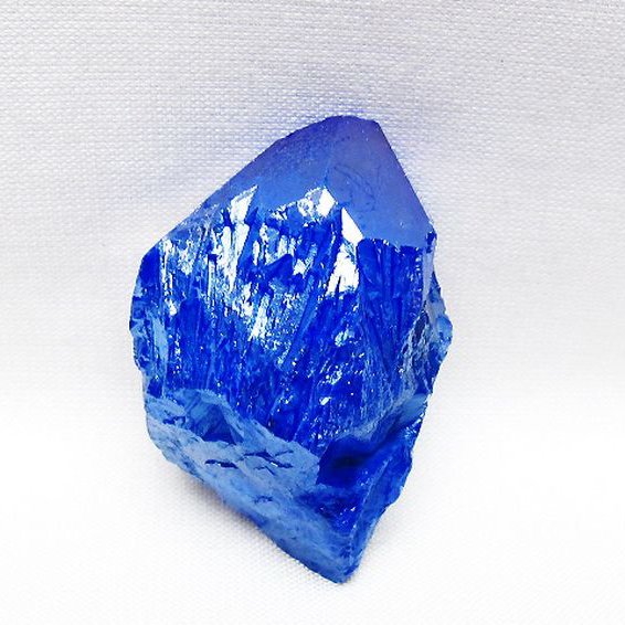 オーラ水晶 オーラクリスタル カテドラルライブラリー 原石 (ブルー) [t693-5824]
