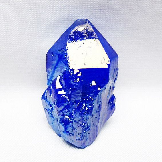 オーラ水晶 オーラクリスタル カテドラルライブラリー 原石 (ブルー) [t693-5829]