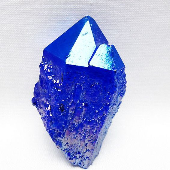 オーラ水晶 オーラクリスタル カテドラルライブラリー 原石 (ブルー) [t693-5842]