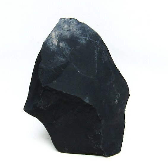 2.1Kg 北海道上ノ国町産 ブラックシリカ 原石[T694-4600]