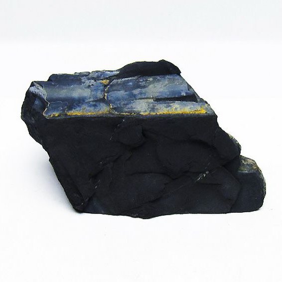 北海道上ノ国町産 ブラックシリカ 原石 [t694-4681]