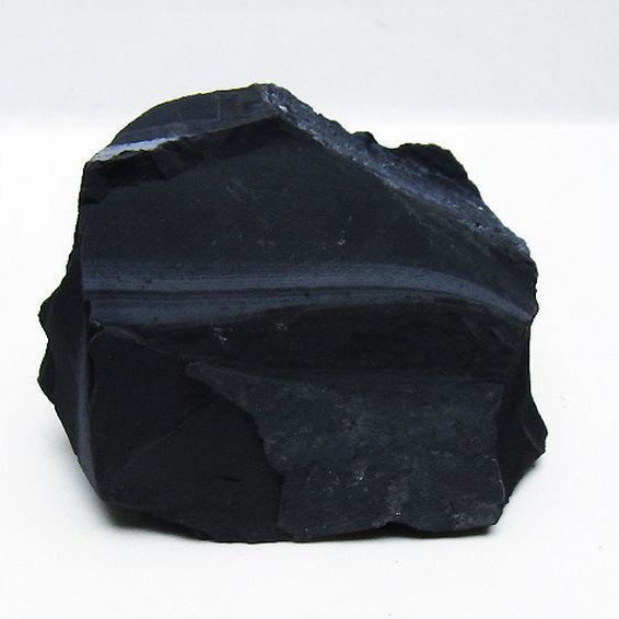 北海道上ノ国町産 ブラックシリカ 原石 [t694-5199]