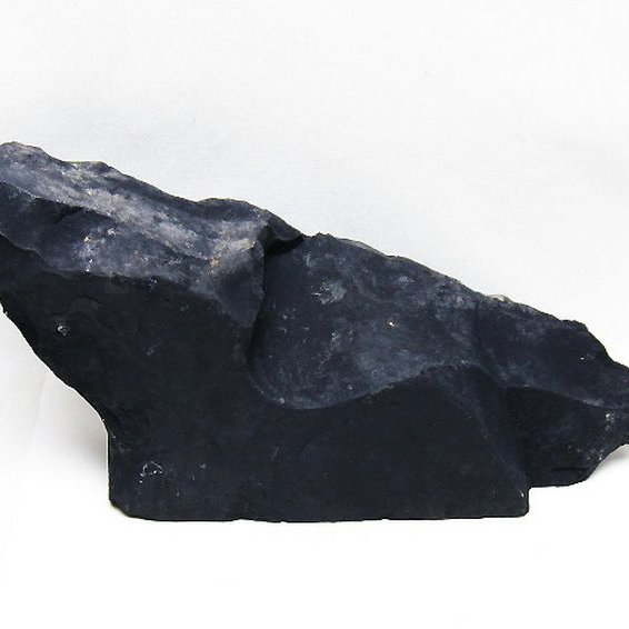 2.1Kg 北海道上ノ国町産 ブラックシリカ 原石 [t694-5267]