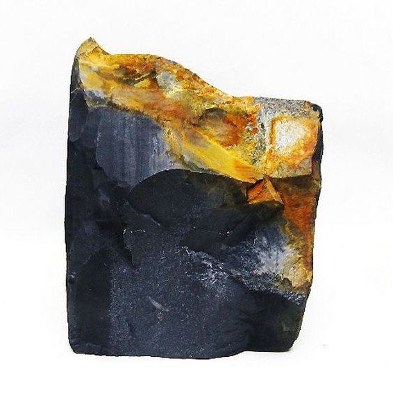 6.2Kg 北海道上ノ国町産 ブラックシリカ 原石 [t694-5271]