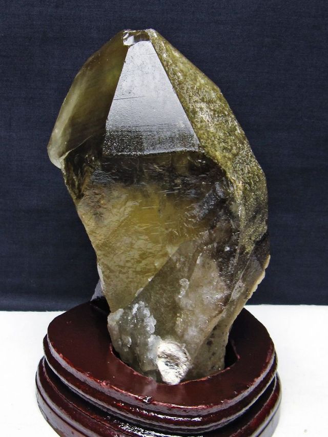 1.2Kg ライトニング水晶 原石[T695-7956]