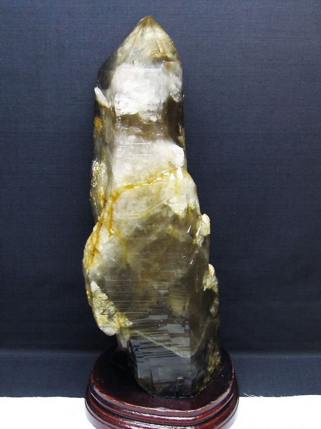 3.4Kg ライトニング水晶 原石[T695-7975]