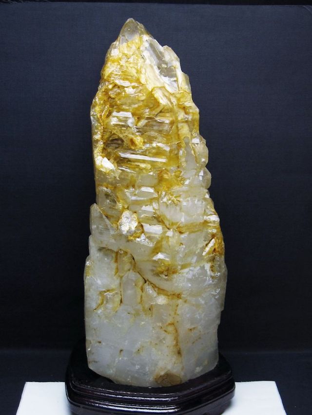 10.9Kg カテドラルライブラリー 水晶 原石[T695-7981]