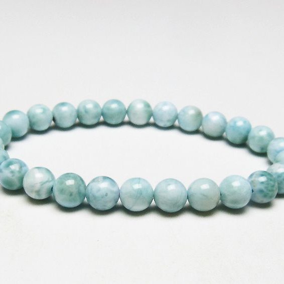 Xmas7️⃣アイスラリマーブレスレット！透き通るBlue！これぞアイス  