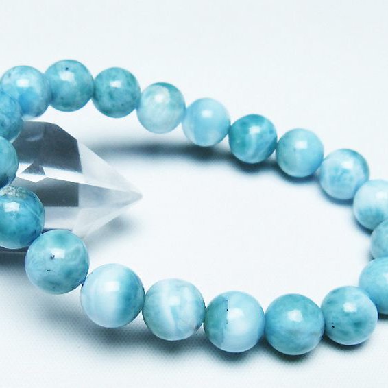 ラリマー ブレスレット 10mm [t7-21708]