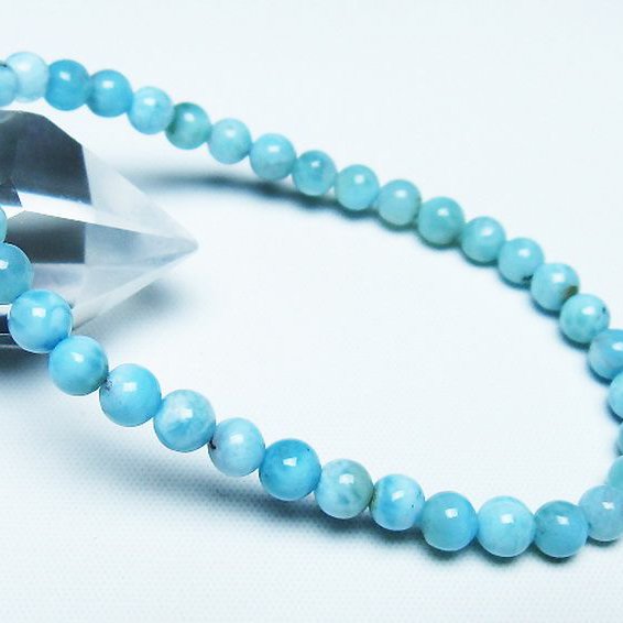 ラリマー ブレスレット 5mm [t7-21850]