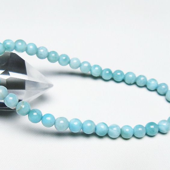 ラリマー ブレスレット 5mm [t7-21984]