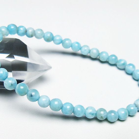 ラリマー水晶 ラリマーの癒し☆プレミアムなブレスレット～スーパーセブン
