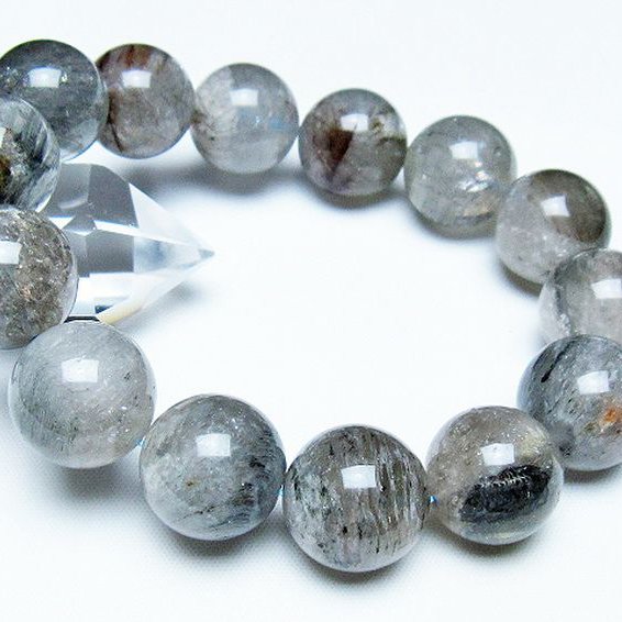 トルマリンルチル ブレスレット 17mm [T702-6627]