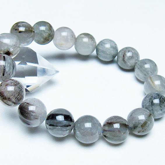 トルマリンルチル ブレスレット 13mm [T702-6650]