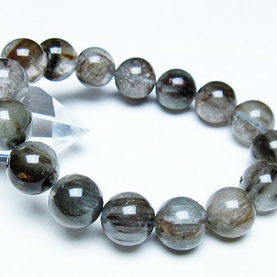 トルマリンルチル ブレスレット 14mm [T702-6670]