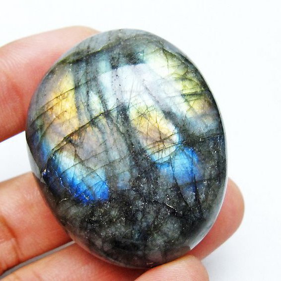 ラブラドライト 原石 [t703-4712]