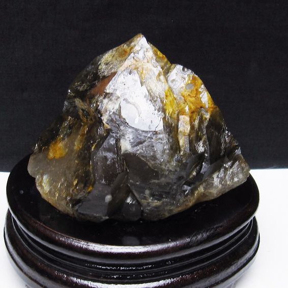 水晶　大 緑水晶 706(キャビネット) 内モンゴル自治区 - 鉱物標本・隕石標本販売