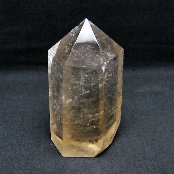 ライトニング水晶 六角柱 [t705-6474]