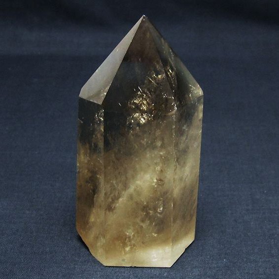ライトニング水晶 六角柱 [t705-6610]