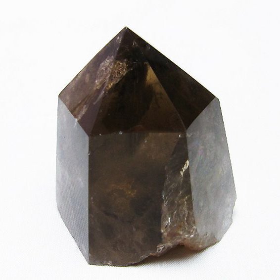 虹入り ライトニング水晶ガーデン水晶 六角柱[t705-6642]