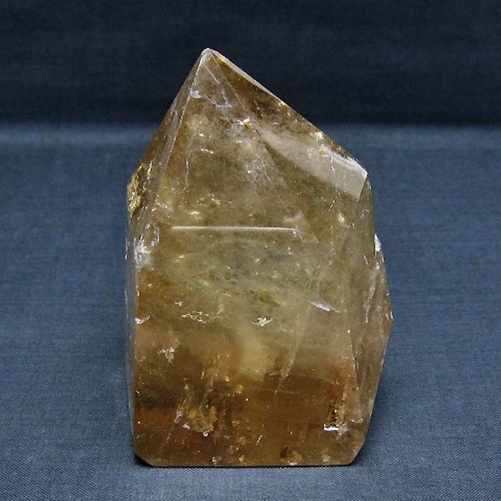 ライトニング水晶 六角柱[T705-7673]