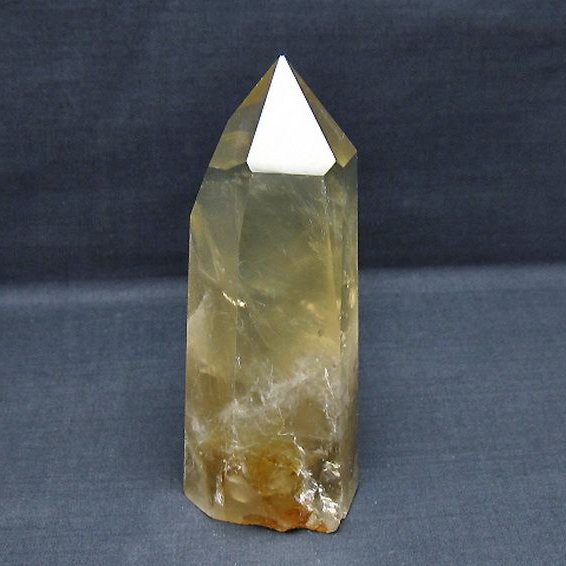 シトリン水晶 六角柱 [t705-7687]