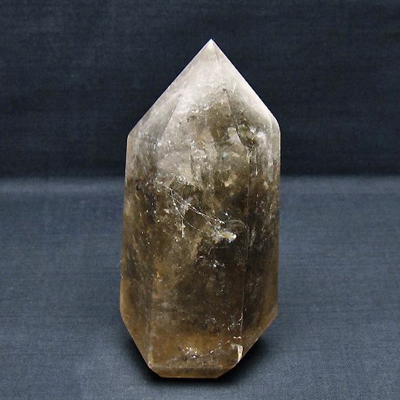 【アリン】極上ライトニング水晶(六角柱)＊約815g＊　天然石ポイント 1.5Kgパワーストーン 天然石 ライトニング水晶六角柱[T581-6012]