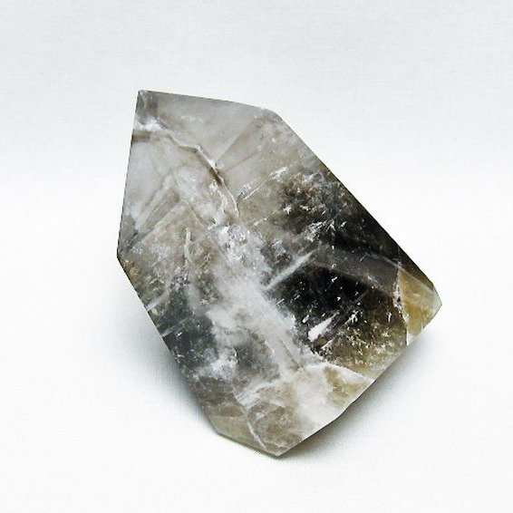 ライトニング水晶ファントム 六角柱[T705-7716]