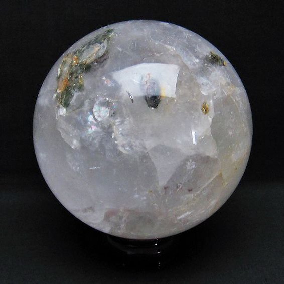 3.8Kg ガーデン水晶 丸玉 139mm [T718-2564]