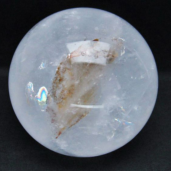 2.4Kg ヒマラヤ水晶 ガーデン入り  丸玉 120mm [T718-2850]