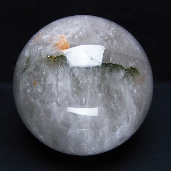 3Kg ガーデン水晶 丸玉 130mm [T718-2877]