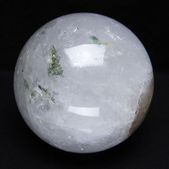 2.6Kg ガーデンクォーツ（庭園水晶） 丸玉 125mm [T718-2882]