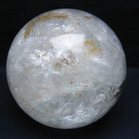 3Kg ヒマラヤ水晶 丸玉 129mm [T718-3085]