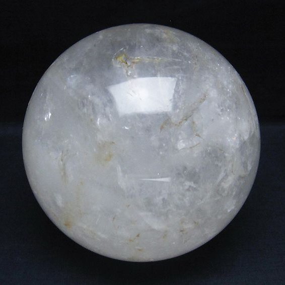 2.3Kg ヒマラヤ水晶 丸玉 122mm [T718-3104]