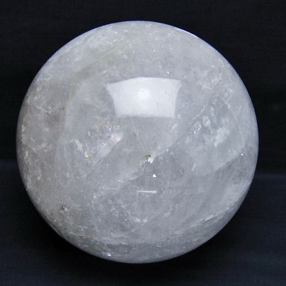 9Kg 虹入り ヒマラヤ水晶 丸玉 190mm [T718-3180]