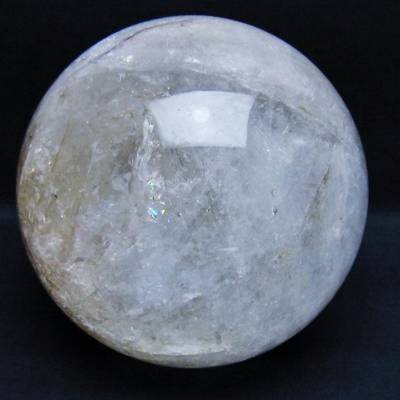 4.1Kg ヒマラヤ水晶 丸玉 147mm [t718-3546]