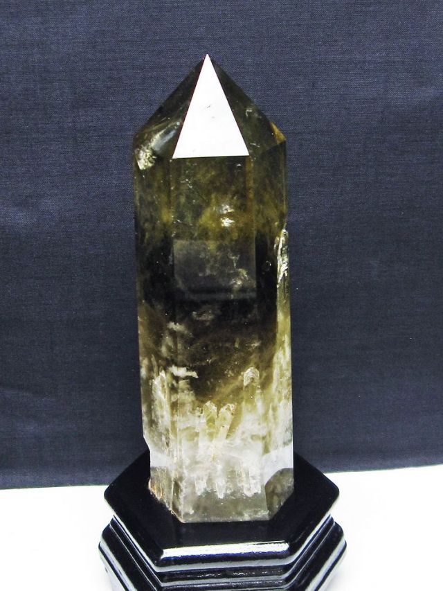 シトリン水晶 六角柱[T719-4317]