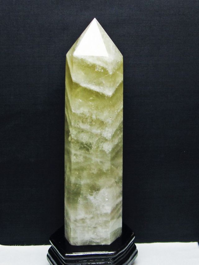 2.1Kg シトリン水晶 六角柱[T719-4509]