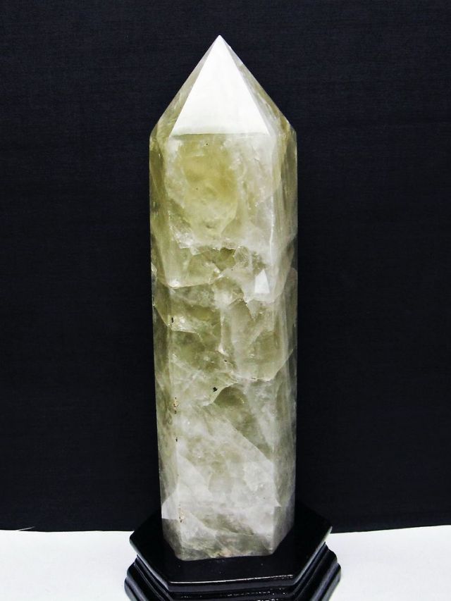 1.6Kg シトリン水晶 六角柱[t719-4933]