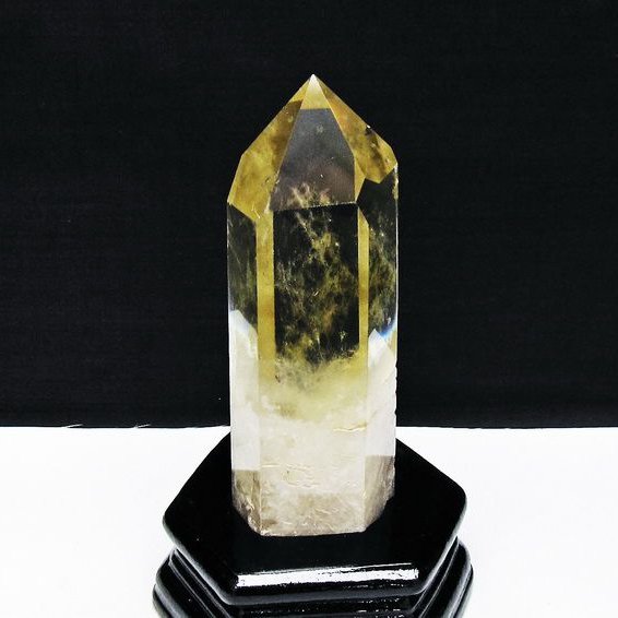 シトリン水晶 六角柱 [t719-4994]