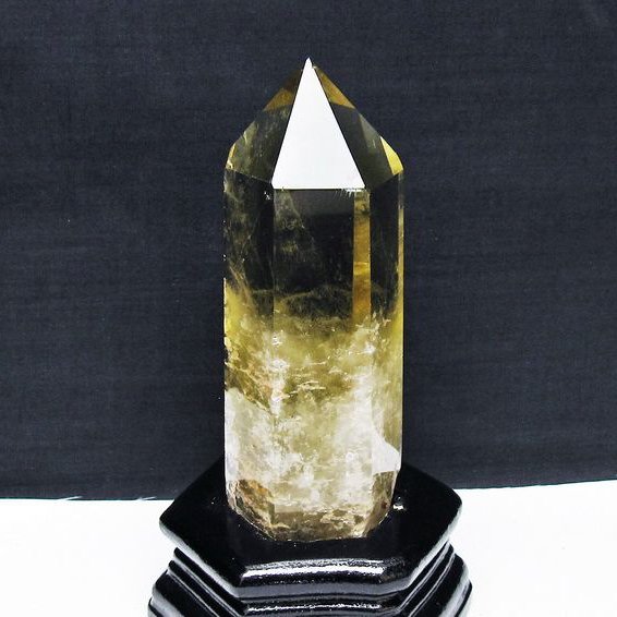 シトリン水晶 六角柱 [t719-5013]