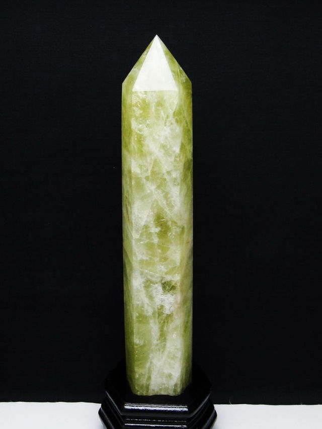 1.3Kg シトリン水晶 六角柱 [t719-5165]