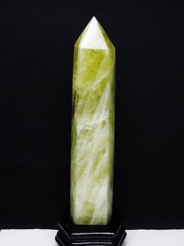 1.3Kg シトリン水晶 六角柱 [t719-5167]