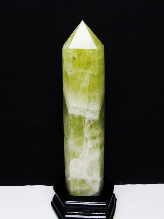 1.3Kg シトリン水晶 六角柱 [t719-5177]