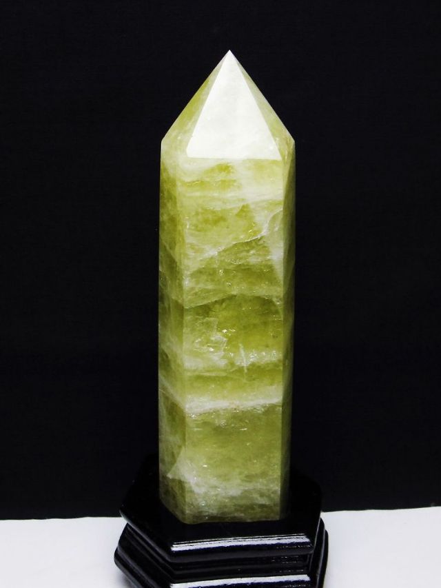 1.3Kg シトリン水晶 六角柱 [t719-5205]