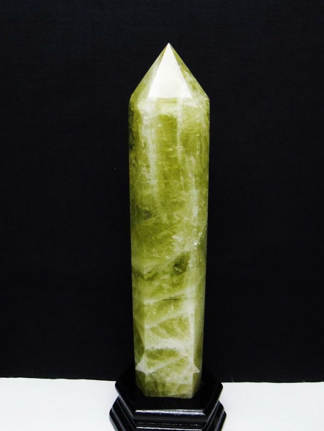 1.3Kg シトリン水晶 六角柱 [t719-5212]